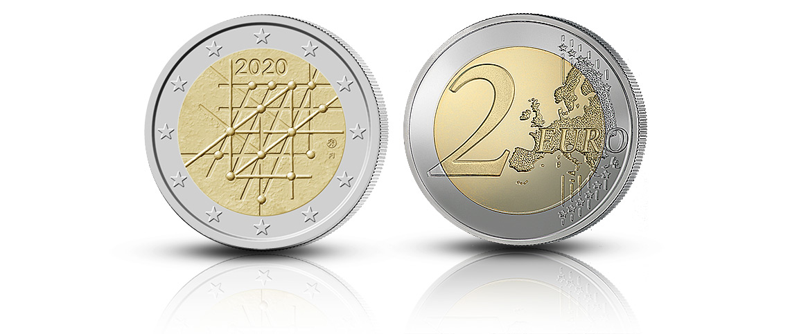 University of Turku 100 years 2 euro