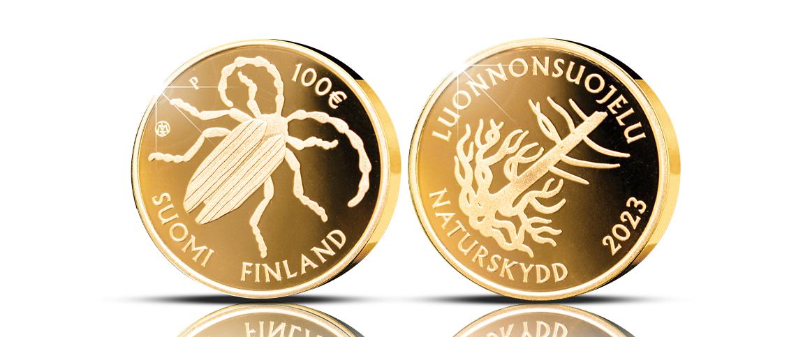 Finland’s First Nature Conservation Act 1923 gold coin 2023