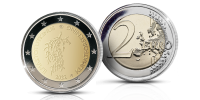 Finnish 2-euro commemorative coin in proof quality