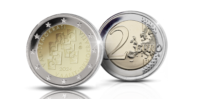 Elections as a Foundation of Democracy special two euro, proof