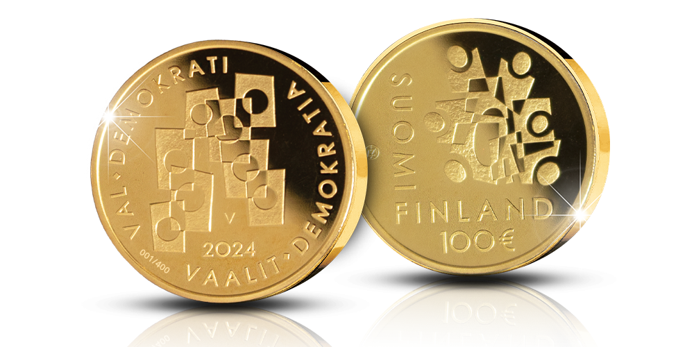 A new domestic gold coin 2024 numbered version Elections as the
