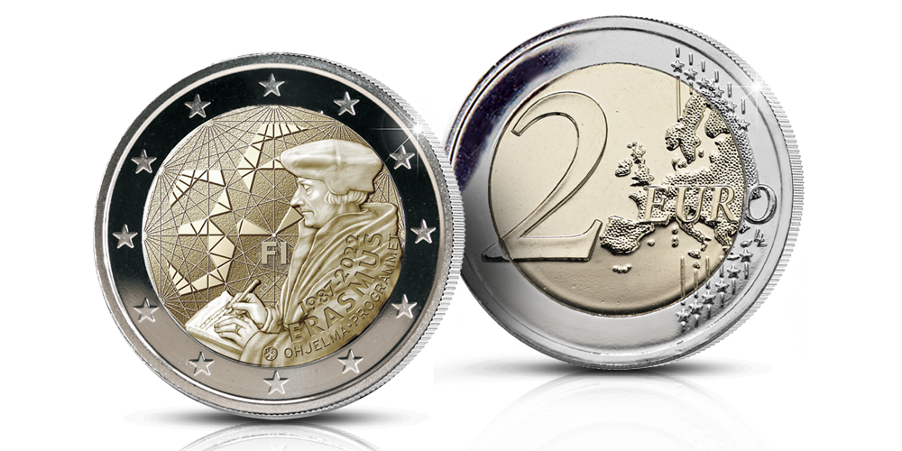 Erasmus Programme: 35th Anniversary special two euro, proof-quality