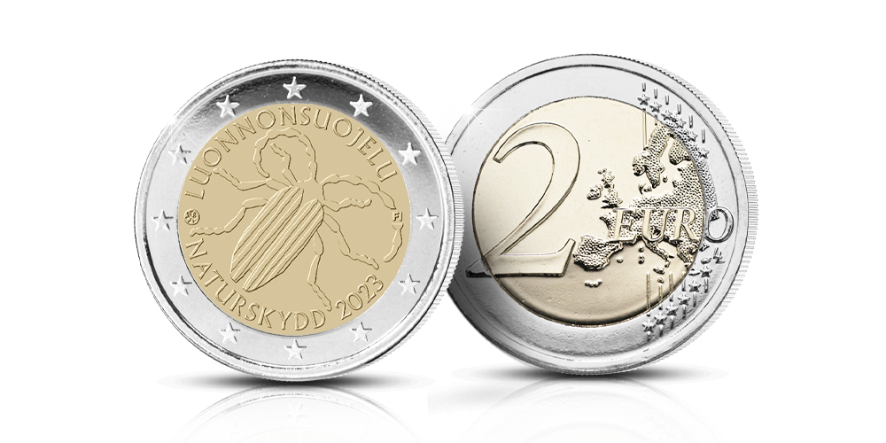 Finland's first Nature Conservation Act 1923 special two euro Finland's first Nature Conservation Act 1923 special two euro