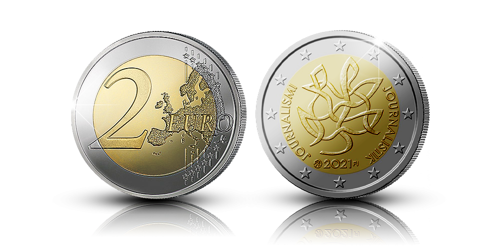 Ett nytt finskt specialmynt med valören 2 euro 2021