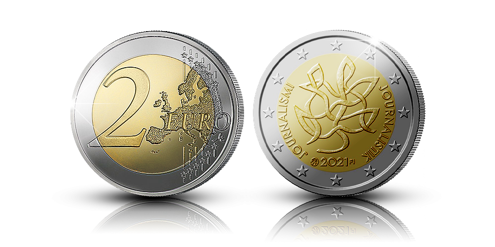 Ett nytt finskt specialmynt med valören 2 euro 2021 Ett nytt finskt specialmynt med valören 2 euro 2021
