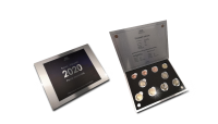 This Proof coin set includes the Finnish circulation coins and the two two-euro commemoratives issued in 2020