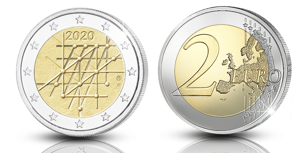 The new 2020 Finnish special euro coin The new 2020 Finnish special euro coin