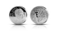 The second silver commemorative coin of 2020 Väinö Linna